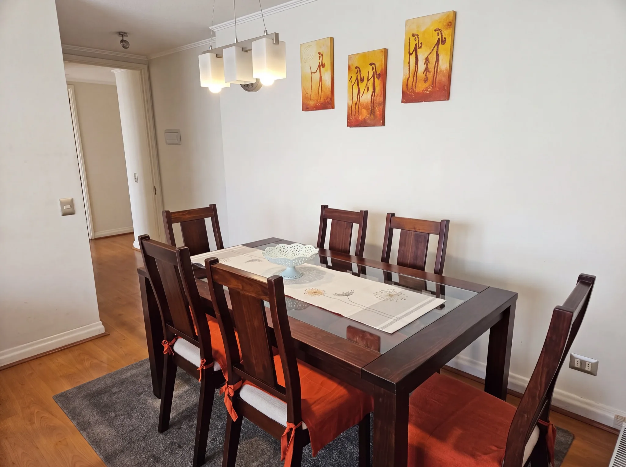 Comedor del departamento en Antonio Varas, Providencia